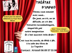 Atelier théâtre d’improvisation
