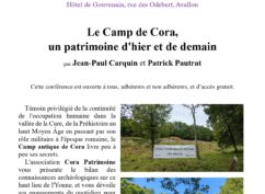 Le camp de Cora, un patrimoine d&rsquo;hier et de demain